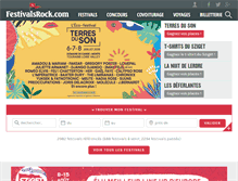 Tablet Screenshot of festivalsrock.com